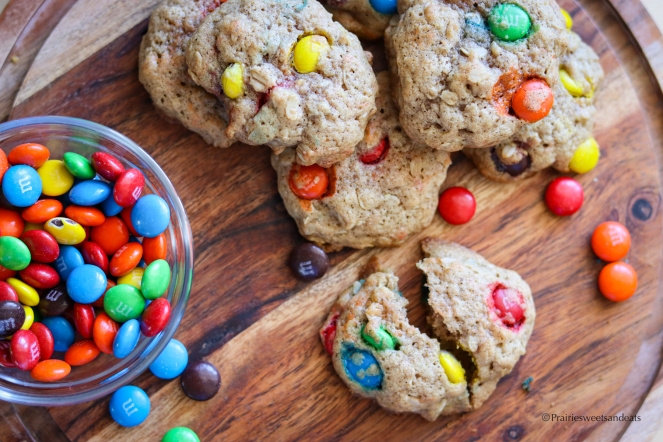Oatmeal M&M Spice Cookies